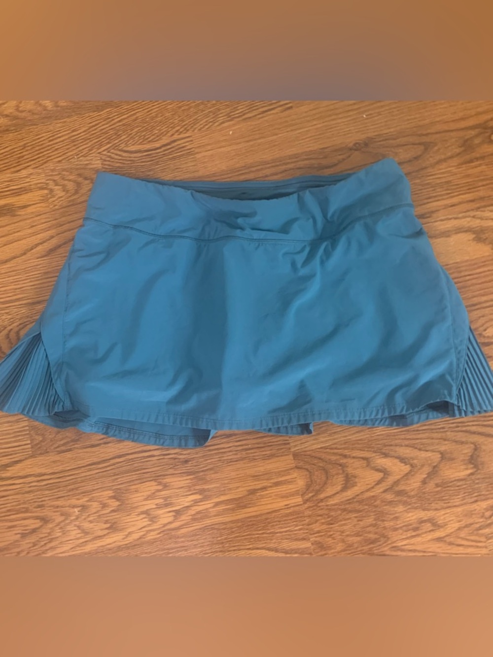 Lululemon Teal Athletic Skort with Pleated Sides. (Golf/Tennis Sz 10 Reg)